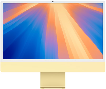 Apple iMac 24 M4 16/256ГБ Yellow — купить за 194 890 ₽ | áfix
